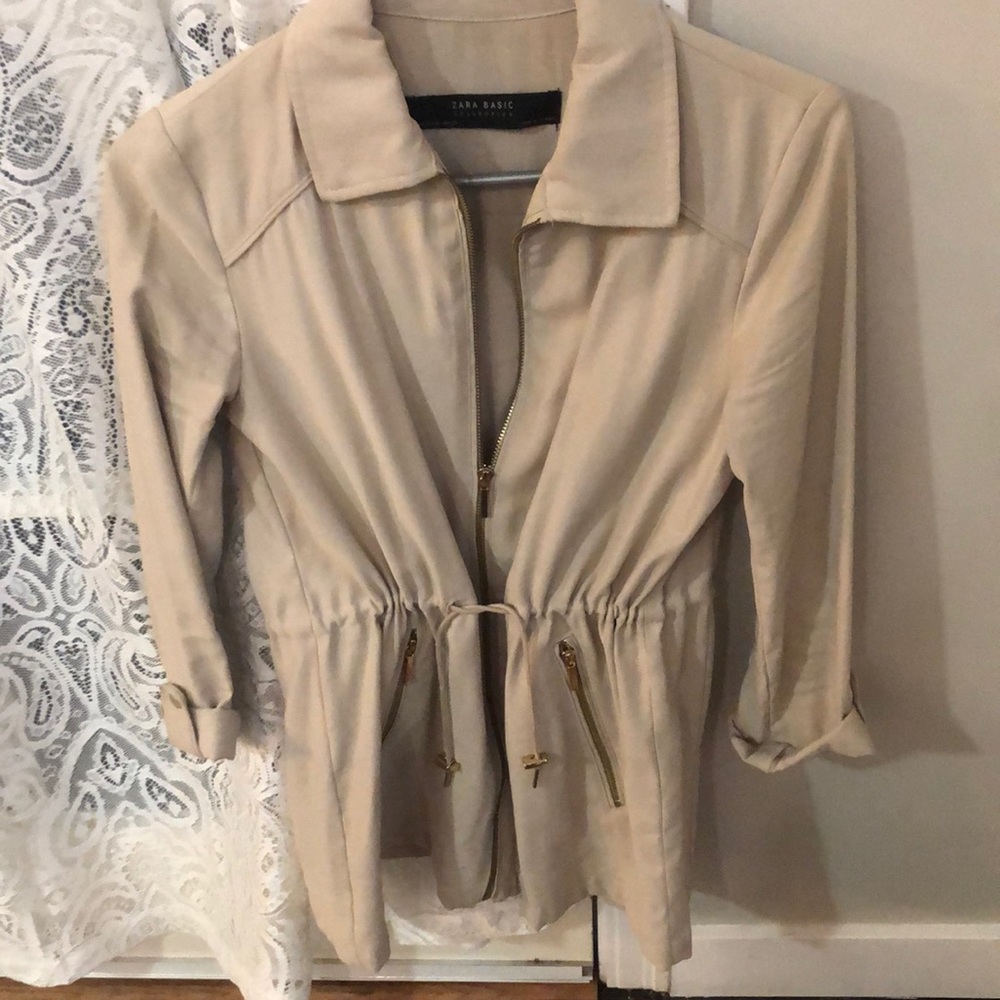 Zara zip up blazer